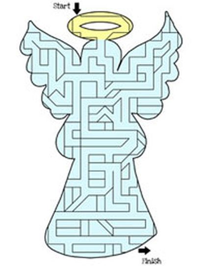 Christian christmas maze